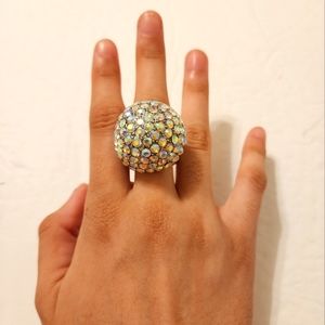 Oversized Large Opalescent Statement Ring
